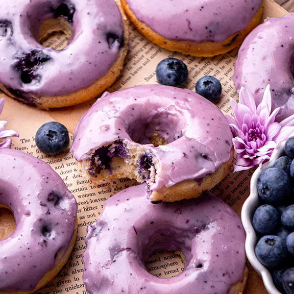 Donuts Blueberry 36x69g. - 2,484kg