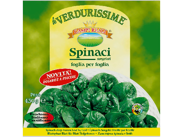 Spinaci In Foglia Campi Reali 8x450 Gr