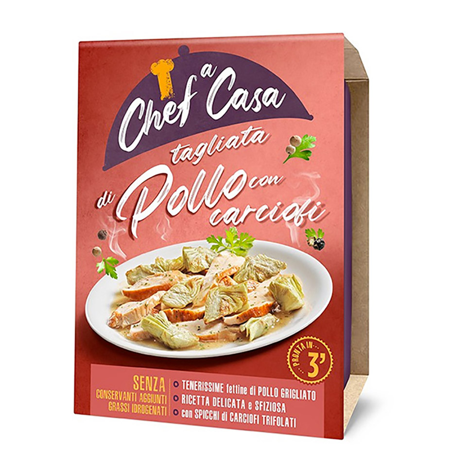 Tagliata Di Petto Di Pollo AI Carciofi E Urochef 1x220g