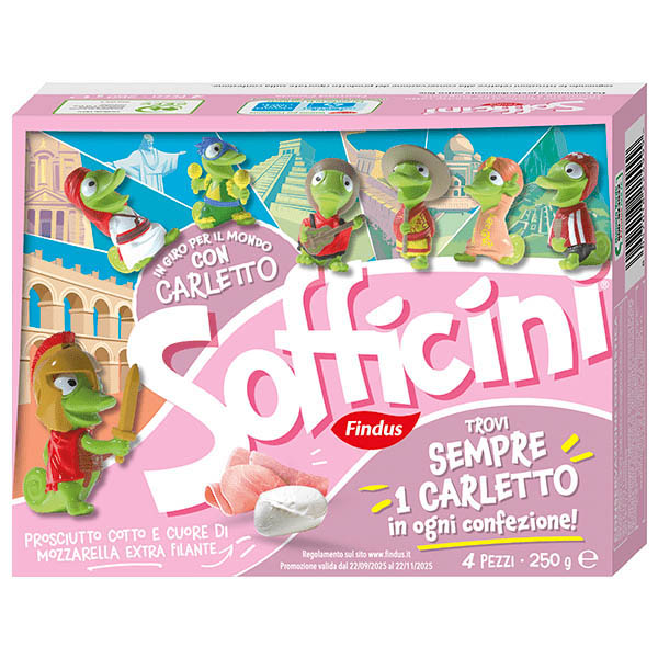 4 Sofficini Prosciutto Mozzarella Minus 9x250g