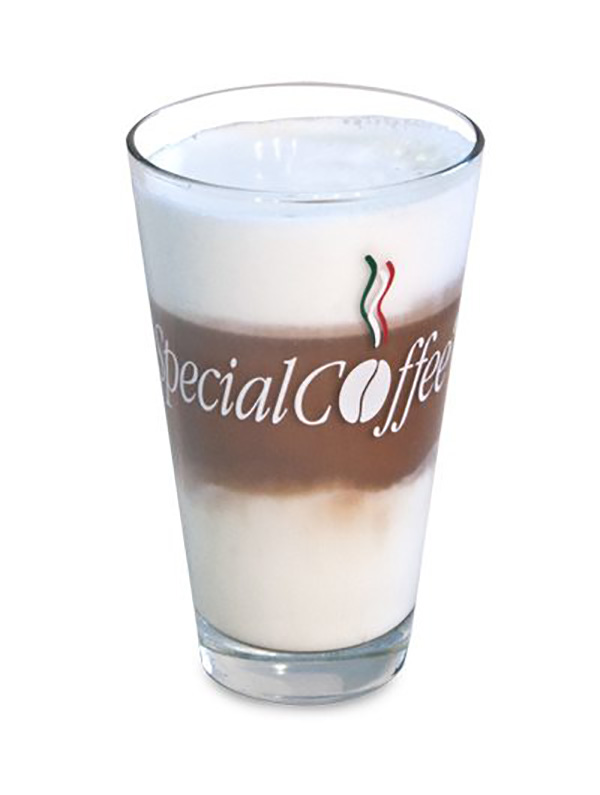 Bicchiere Vetro Latte Macchiato 300cc. 6 Pz