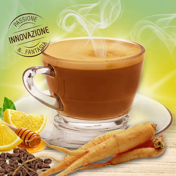 Caffe' Ginseng Miele Limone BOX 440g (40 X11g)