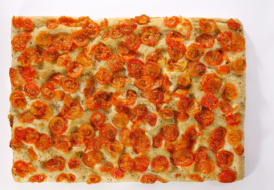 Focaccia Con Pomodorini 40x30 G.850x5