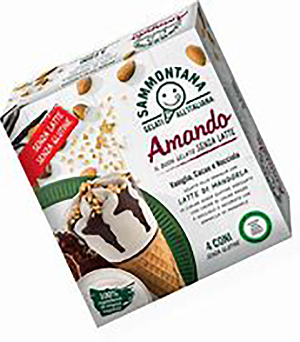 4 Cono Amando Senza Glutine Vaniglia Cacao E Nocciola 6x300g