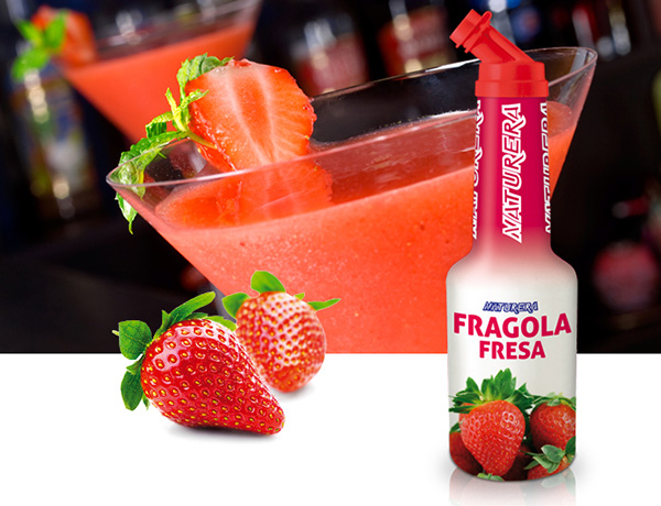 Preparato Per Cocktail E Granite Fragola 750ml -1kg
