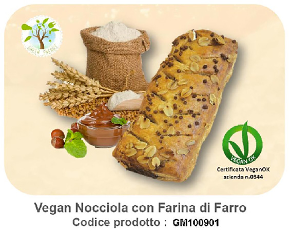Vegan Nocciola Con Farina Di Farro 60x80 G