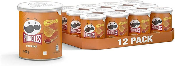 Pringles Paprika (gialla) 12x40g