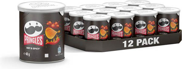 Pringles Hot $ Spicy 12x40g