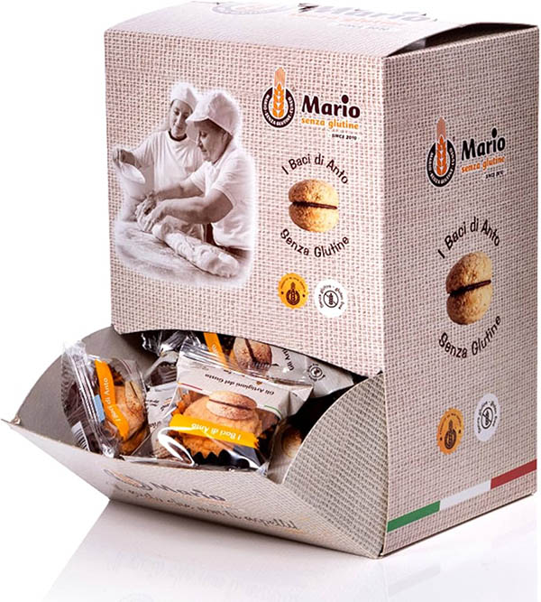 Espositore Baci Di Dama Senza Glutine 40 Pz