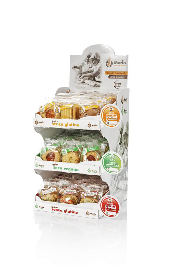 Espositore Mario Tris Senza Glutine 26pz