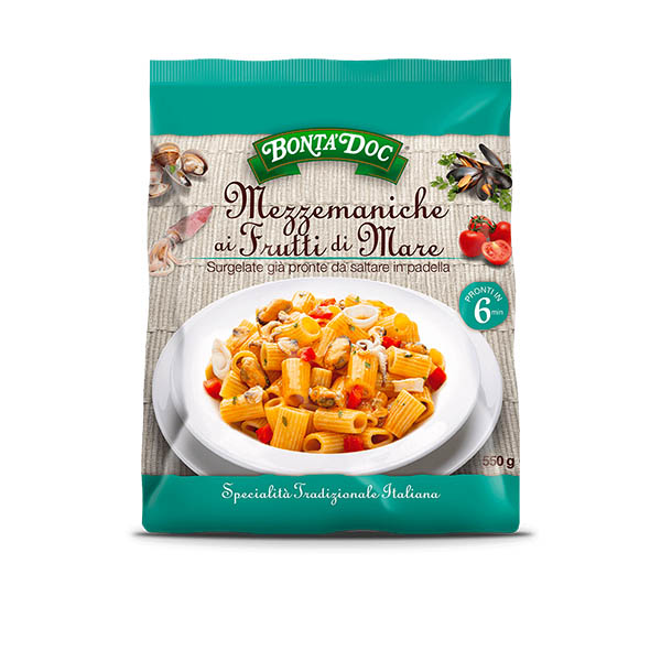 Mezze Maniche AI Frutti Di Mare Busta 10 X550g