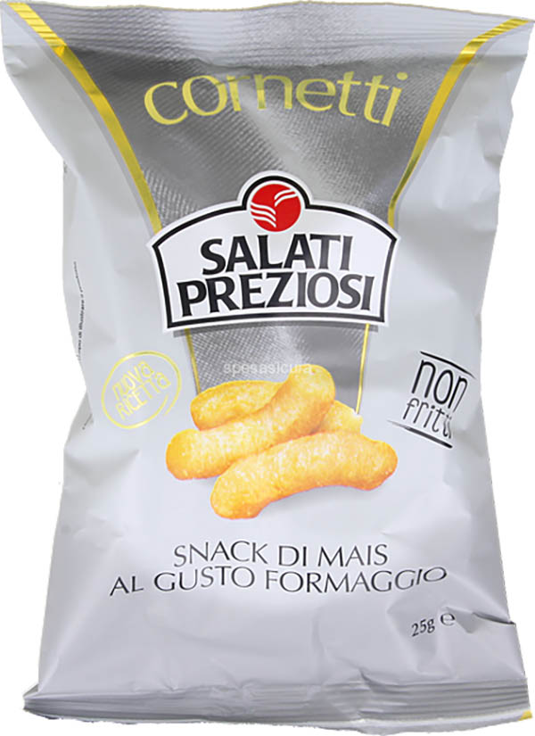 Mini Cornetti Di Mais Formaggio 40x25g
