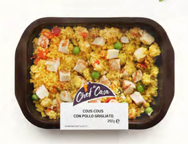 Cous Cous Con Pollo Grigliato E Verdure 6x250g Eurochef