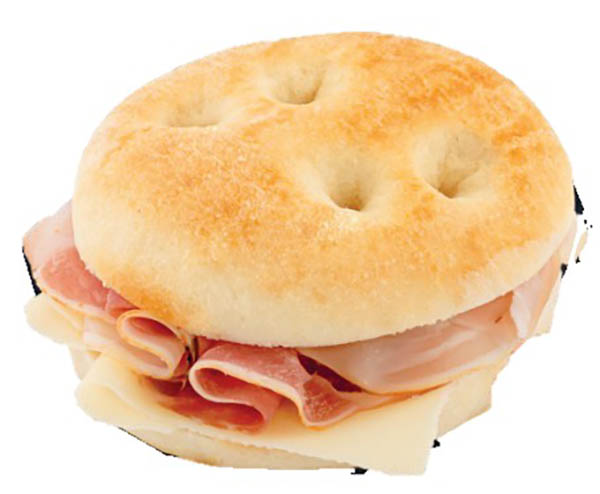 Focaccina Tonda Porchetta 2x70g