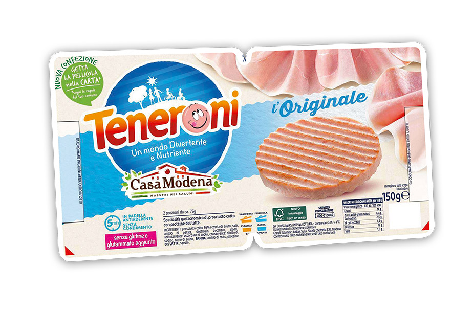 12 Pezzi Tenerone Pros. Cotto Gr 150