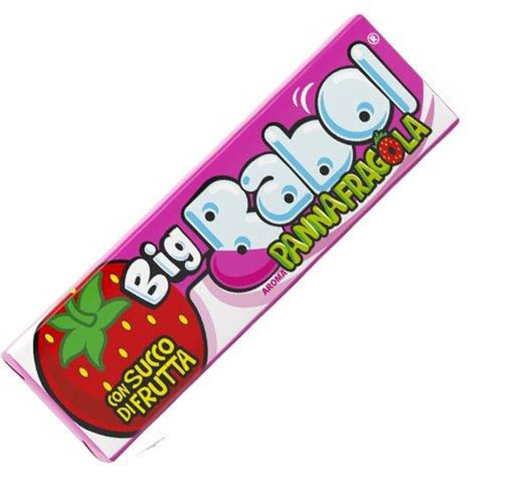 BIG Babol Panna Fragola Stick 24 Pz
