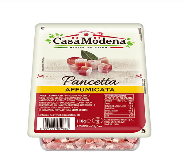 12 Pancetta Cubetti Affumicata 110g