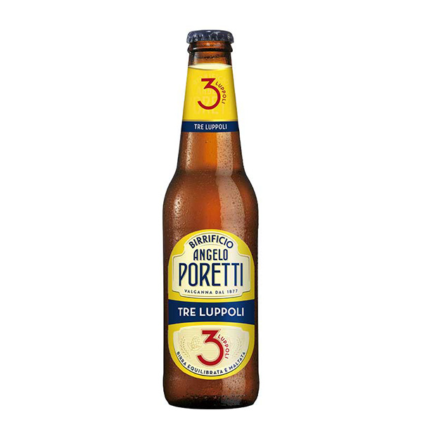 Birra Poretti 3 Luppoli Bott.15x66cl
