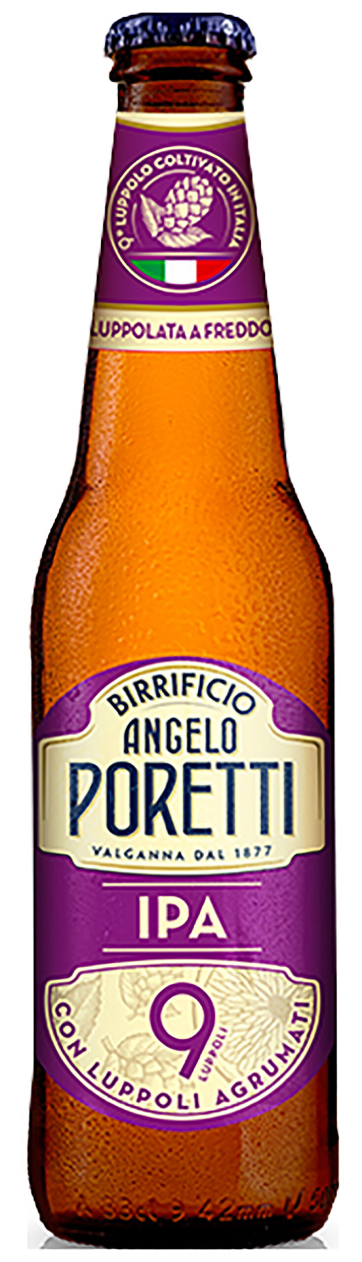 Birra Poretti 9 Luppoli American IPA BOT T.24x33cl