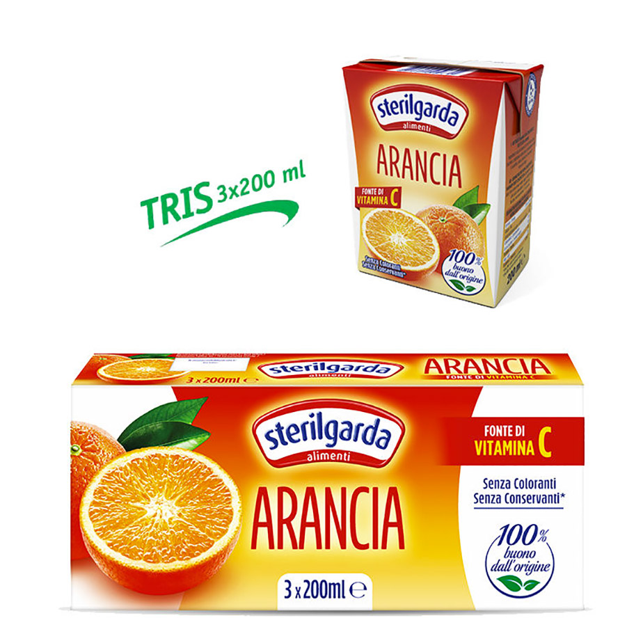 Arancia Nett. Brick 3x200 Ml