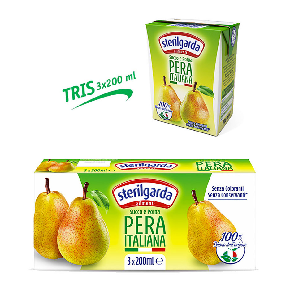 Pera Nett. Brick 3x200 Ml