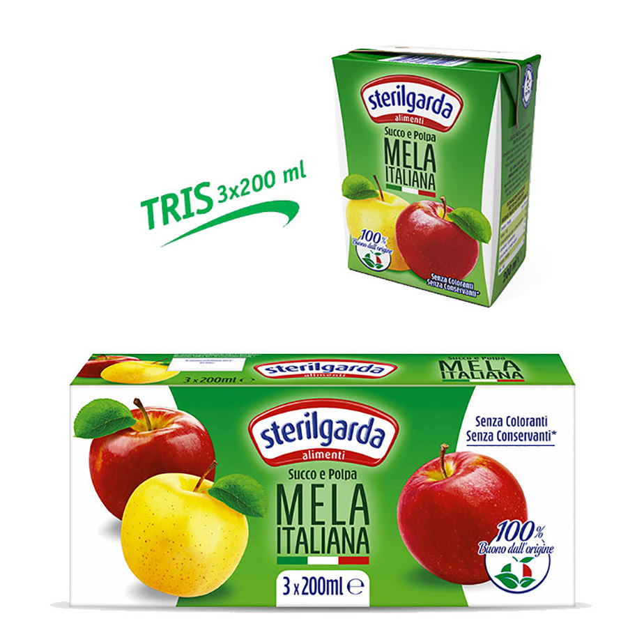 Mela Nett. Brick 3x200 Ml