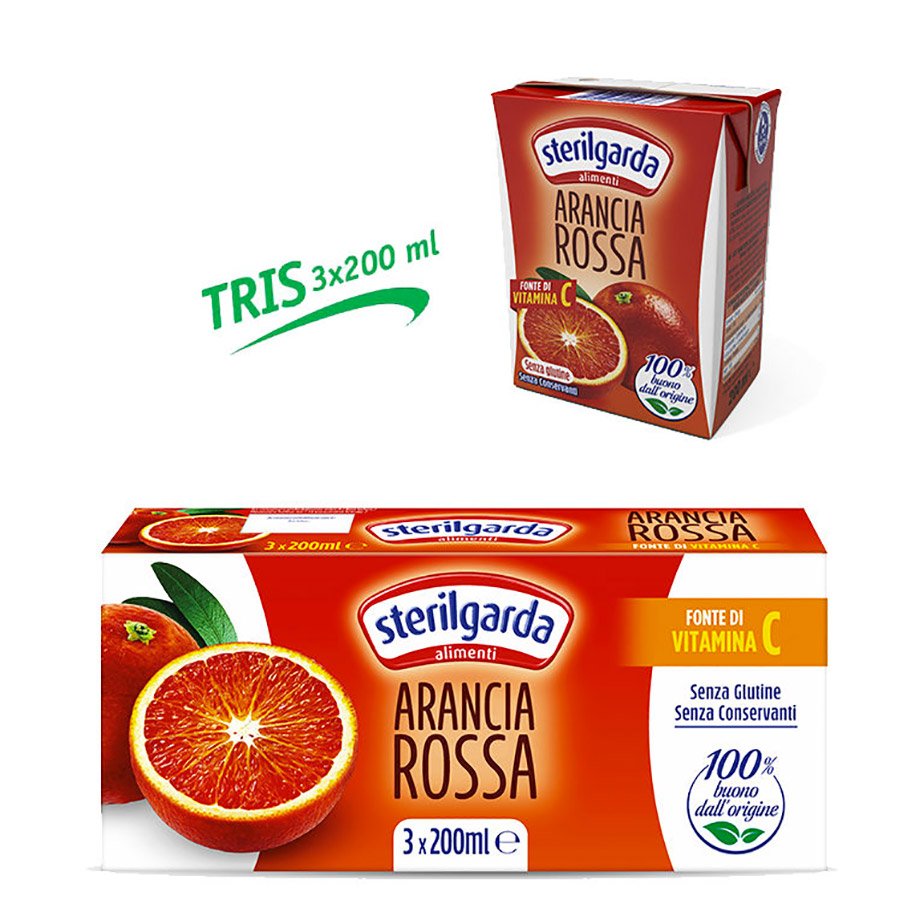 Arancia Rossa Brick 3x200 Ml