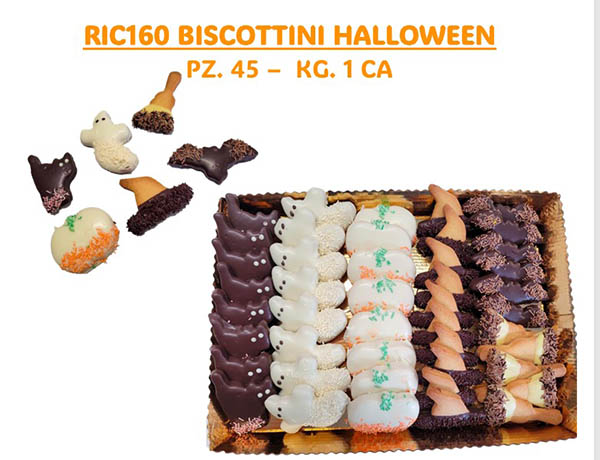 Biscottoni Farciti Halloween Decorati 24 Pz X 40gr